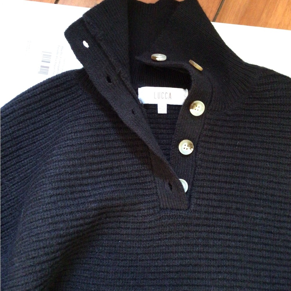 NEW! Lucca rib high neck sweater - Picture 2 of 2